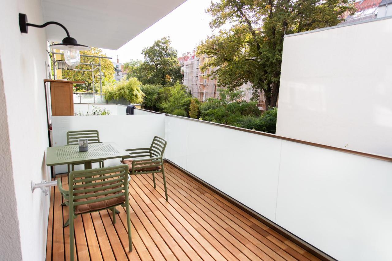 Stilvolle Wohnung Mit Ruhig Gelegenem Balkon Vídeň Exteriér fotografie